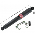 KYB Stoßdämpfer schwarz Twintube Gas Dämpfer VW Käfer hinten 1952-1990 für tiefergelegte Fahrzeuge